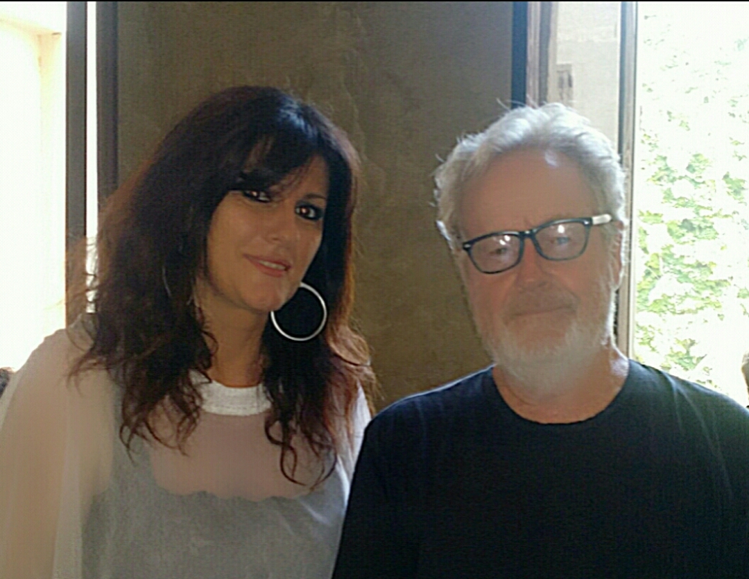 Clarissa Rosa con Ridley Scott